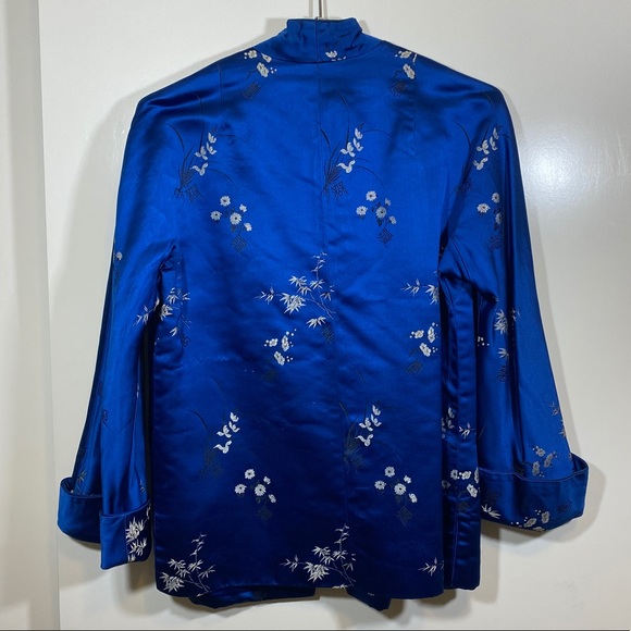 Satin Embroidered Jacket - Picture 3 of 6